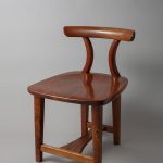 dining chair, Japanese zelkova by Tohru Sasakura.